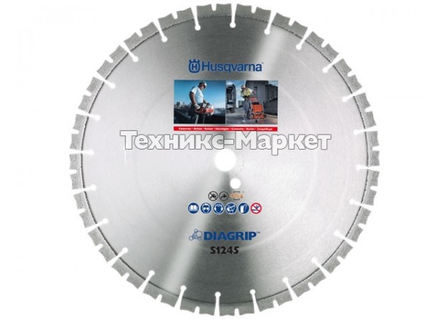 Фото 2 - Алмазный диск Husqvarna S 1245 400-25,4 мм (5773691-02)