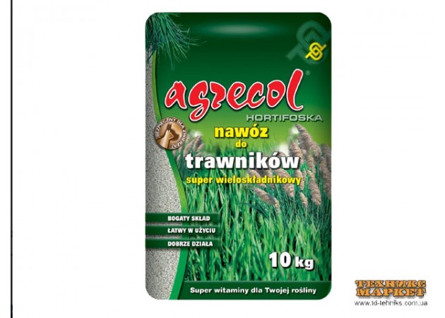 Фото 2 - Удобрение Agrecol Hortifoska для газонов, 10 кг (634)