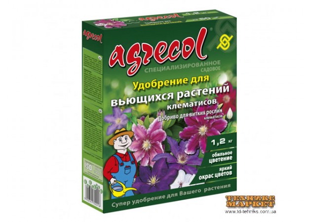 Фото 2 - Удобрение для вьющихся растений и клематисов Agrecol 1,2 кг (30221)