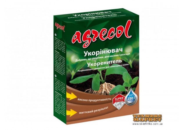 Фото 2 - Укоренитель для саженцев и семян Agrecol 0,25 кг (30110)
