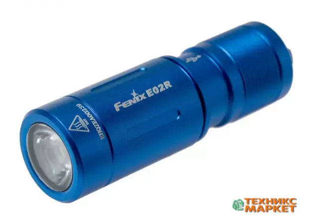 Фото 2 - Акумуляторний брелок-ліхтарик Fenix E02R (Синій)