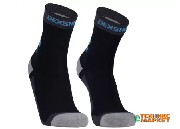 Фото 2 - Водонепроникні шкарпетки Dexshell Running з блакитними смужками (розміри 36-49)
