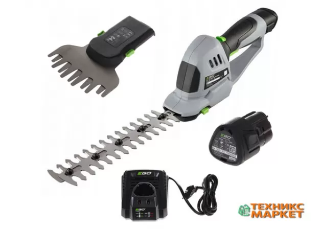 Фото 2 - Аккумуляторные ножницы для травы и кустов EGO CHT2001E (12 В, 2 Ач, 20/11,5 см)