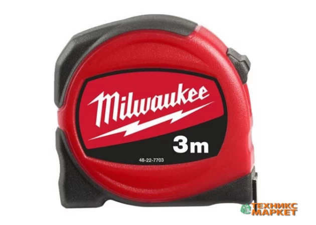Фото 3 - Рулетка Milwaukee Slimline S3/16, 3 м (48227703)
