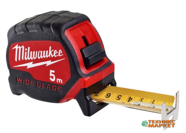 Фото 2 - Рулетка метрична Milwaukee Premium Wide Blade, 5 м (4932471815)