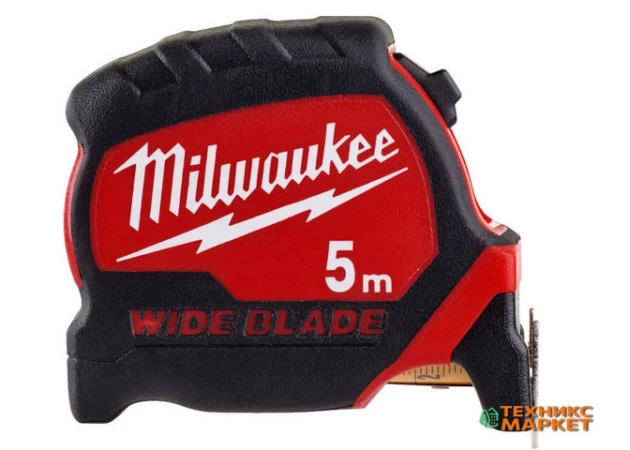 Фото 3 - Рулетка метрична Milwaukee Premium Wide Blade, 5 м (4932471815)
